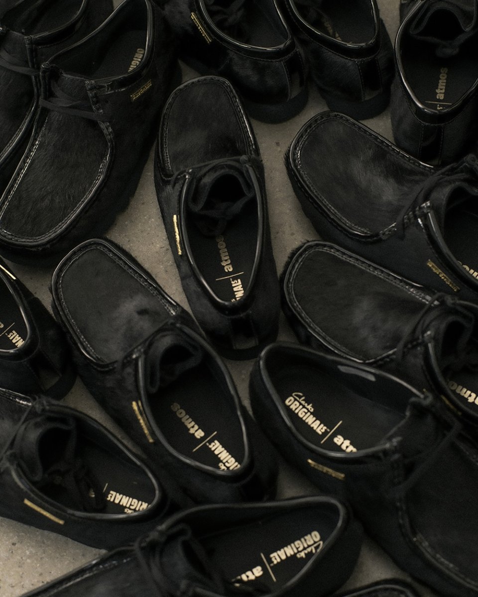 画像13: BlackEyePatch/Clarks Wallabee Black Hair On BlackEyePatch atmos（BLACK） (13)