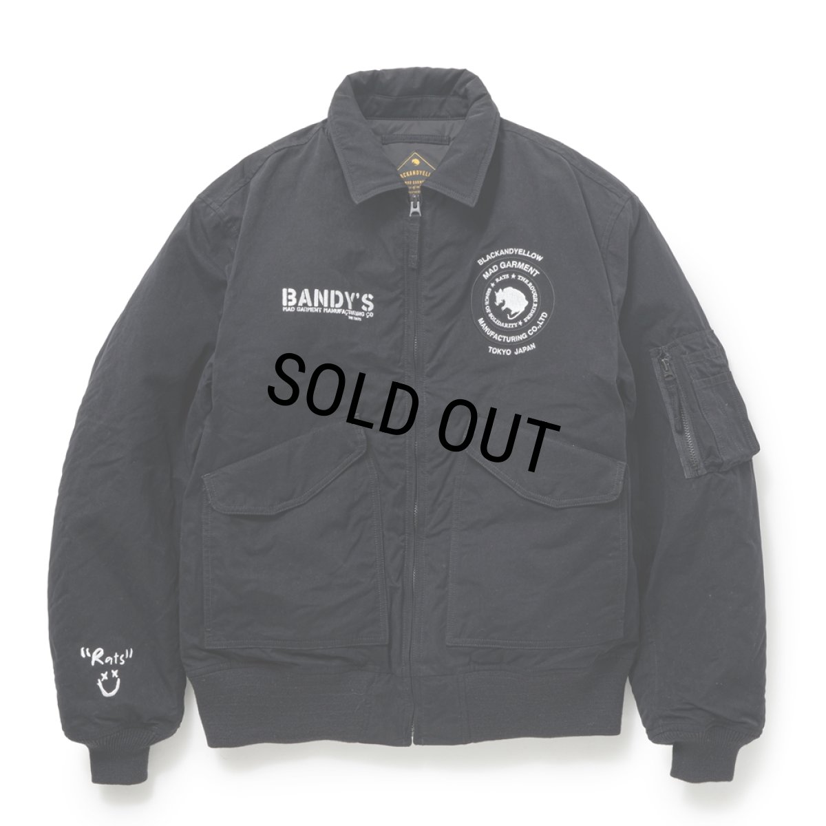 画像1: RATS/CWU（BLACK）［CWU-25秋冬］ (1)