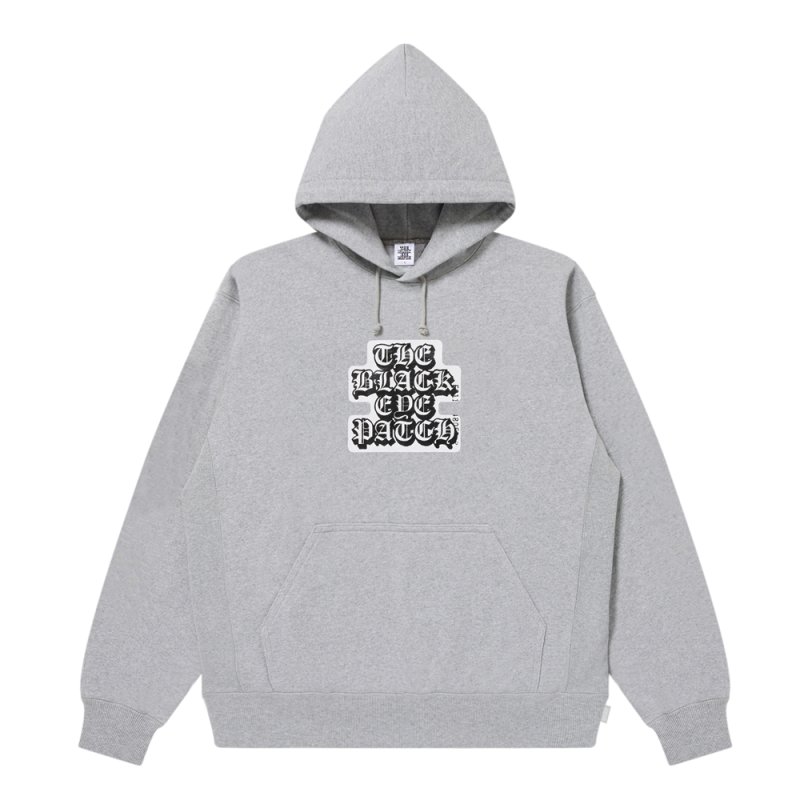 画像1: BlackEyePatch/OE OG LABEL HOODIE（HEATHER GRAY）