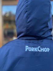 画像8: PORKCHOP/BURNING LOGO HOODED JKT（NAVY）［バーニングロゴフーデッドJKT-25秋冬］ (8)