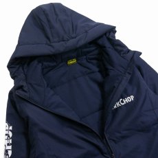 画像5: PORKCHOP/BURNING LOGO HOODED JKT（NAVY）［バーニングロゴフーデッドJKT-25秋冬］ (5)