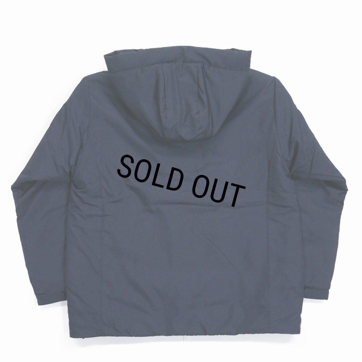 画像2: PORKCHOP/BURNING LOGO HOODED JKT（NAVY）［バーニングロゴフーデッドJKT-25秋冬］ (2)