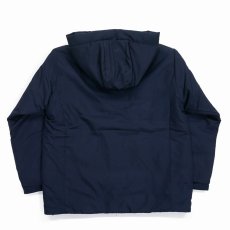画像2: PORKCHOP/BURNING LOGO HOODED JKT（NAVY）［バーニングロゴフーデッドJKT-25秋冬］ (2)