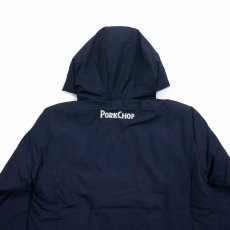 画像6: PORKCHOP/BURNING LOGO HOODED JKT（NAVY）［バーニングロゴフーデッドJKT-25秋冬］ (6)