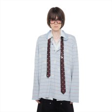 画像3: DAIRIKU/"Humming Bird" Embroidary Flower Tie（Black）［フラワータイ-26春夏］ (3)