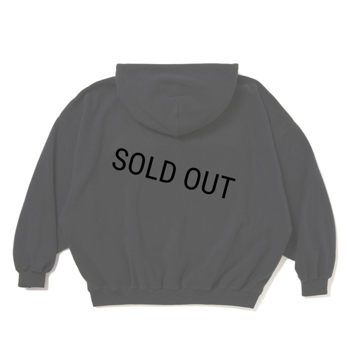 画像2: COOTIE PRODUCTIONS/Fleece Sweat Hoodie（Black）［フリースフーディー-26春夏］ (2)