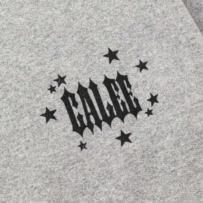 画像3: CALEE/IRON HORSE CREW NECK SW ＜BARTHDAY WORKS DESIGN＞（MIX GRAY）［クルーネックスウェット-26春夏］