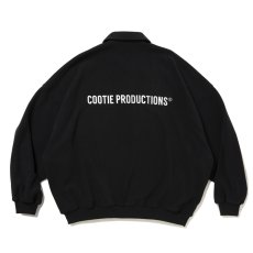 画像1: COOTIE PRODUCTIONS/Fleece Sweat Polo Shirt（Black）［フリースポロ-26春夏］ (1)