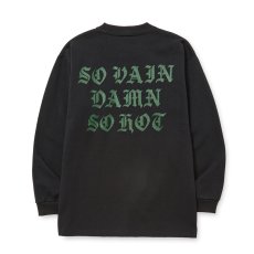 画像2: CALEE/O/E LOGO HEAVY WEIGHT L/S TEE（BLACK）［ヘビーウエイト長袖T-25秋冬］ (2)