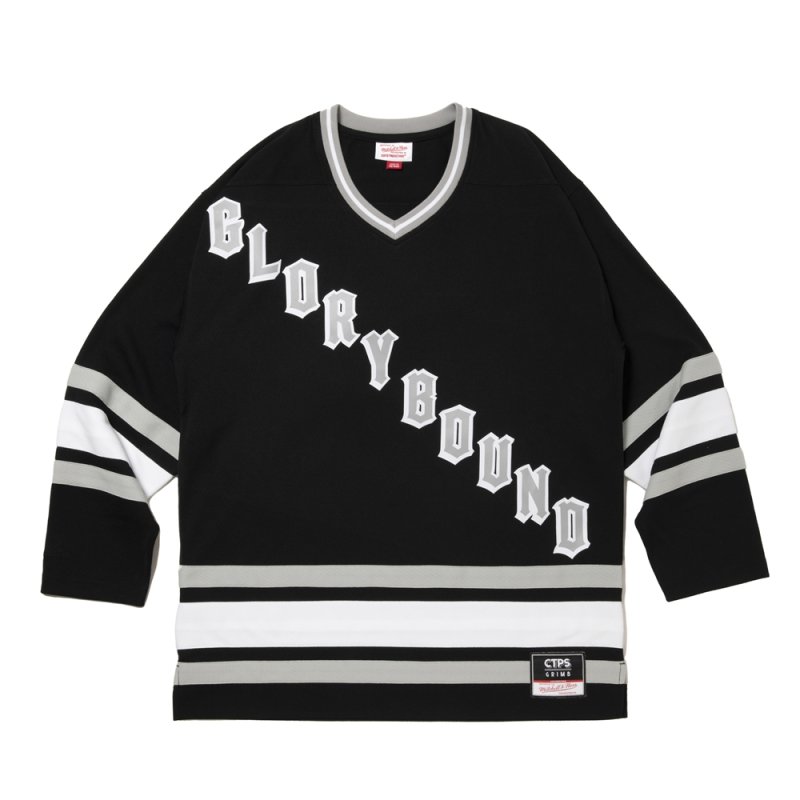 画像1: COOTIE PRODUCTIONS/HOCKEY JERSEY（Black）［ホッケージャージ-26春夏］