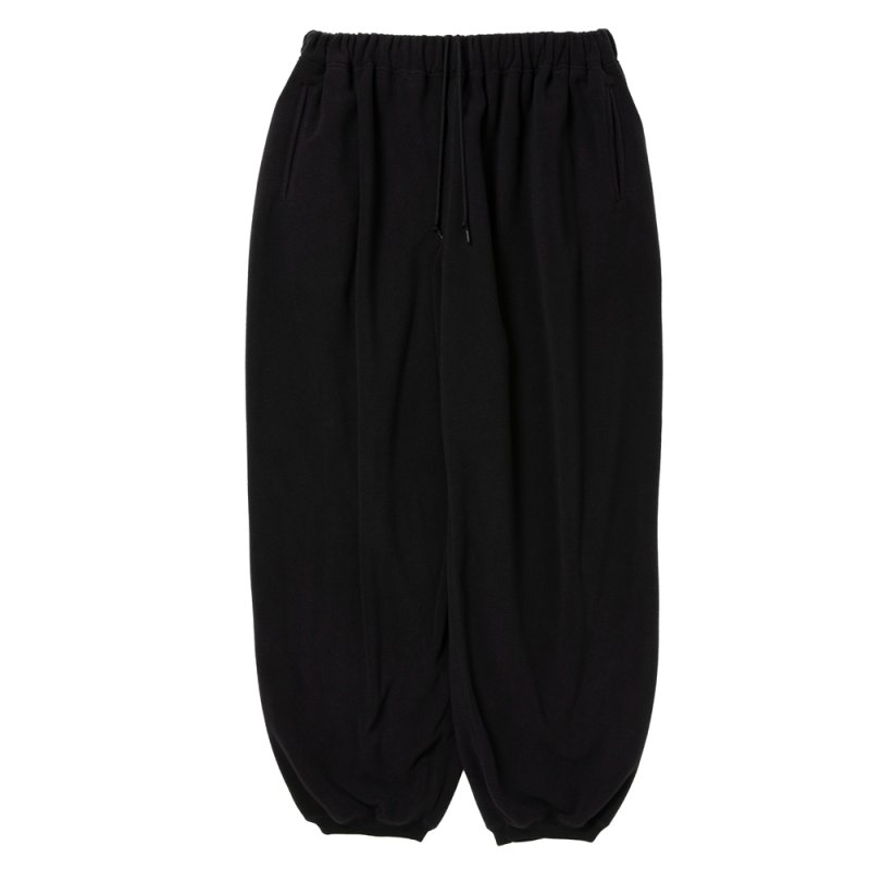 画像1: COOTIE PRODUCTIONS/Fleece Wide Easy Pants（Black）［フリースワイドイージーパンツ-26春夏］