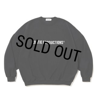 COOTIE PRODUCTIONS/Fleece Sweat Crew（Black）［フリースクルー-26春