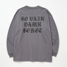 画像2: CALEE/O/E LOGO HEAVY WEIGHT L/S TEE（CHARCOAL）［ヘビーウエイト長袖T-25秋冬］ (2)