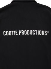 画像4: COOTIE PRODUCTIONS/Fleece Sweat Polo Shirt（Black）［フリースポロ-26春夏］ (4)