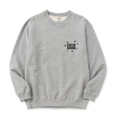 画像2: CALEE/IRON HORSE CREW NECK SW ＜BARTHDAY WORKS DESIGN＞（MIX GRAY）［クルーネックスウェット-26春夏］ (2)