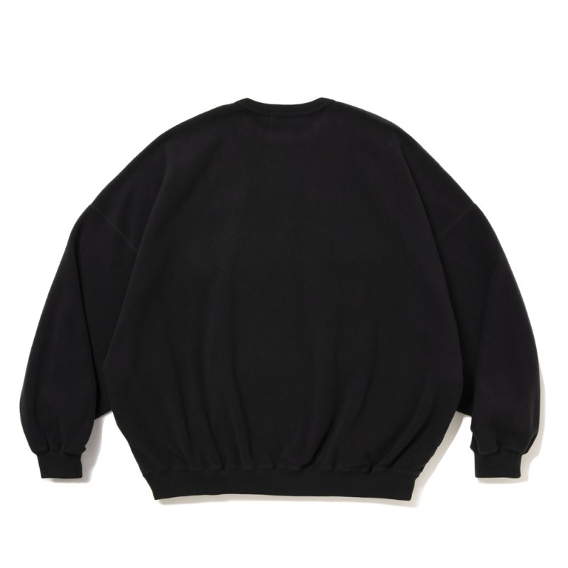 画像2: COOTIE PRODUCTIONS/Fleece Sweat Crew（Black）［フリースクルー-26春夏］