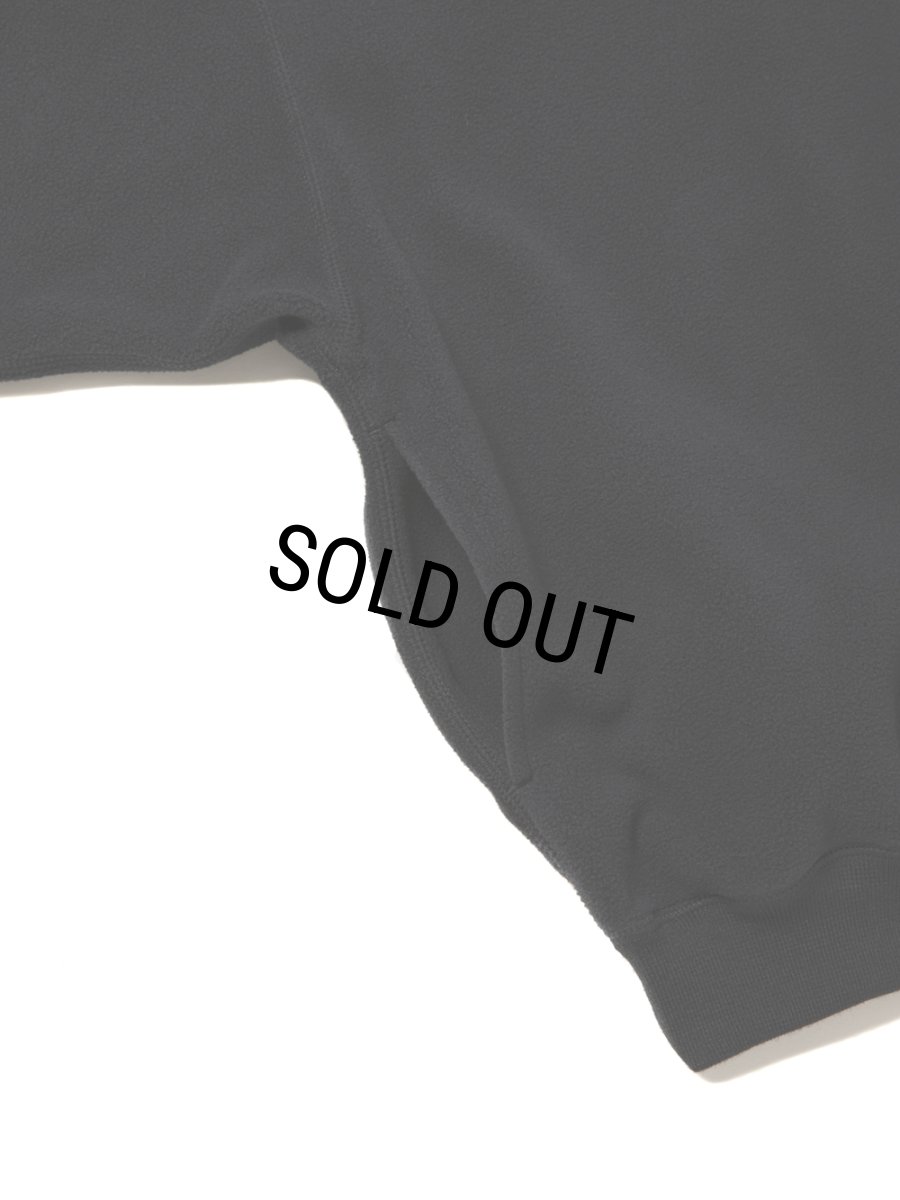 画像4: COOTIE PRODUCTIONS/Fleece Sweat Crew（Black）［フリースクルー-26春夏］ (4)