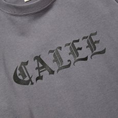 画像4: CALEE/O/E LOGO HEAVY WEIGHT L/S TEE（CHARCOAL）［ヘビーウエイト長袖T-25秋冬］ (4)