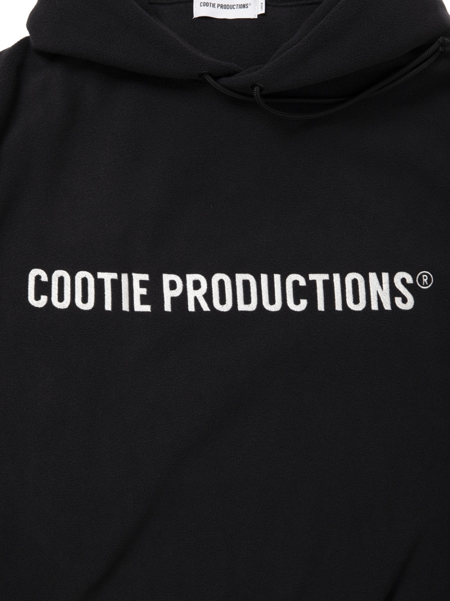 画像3: COOTIE PRODUCTIONS/Fleece Sweat Hoodie（Black）［フリースフーディー-26春夏］ (3)