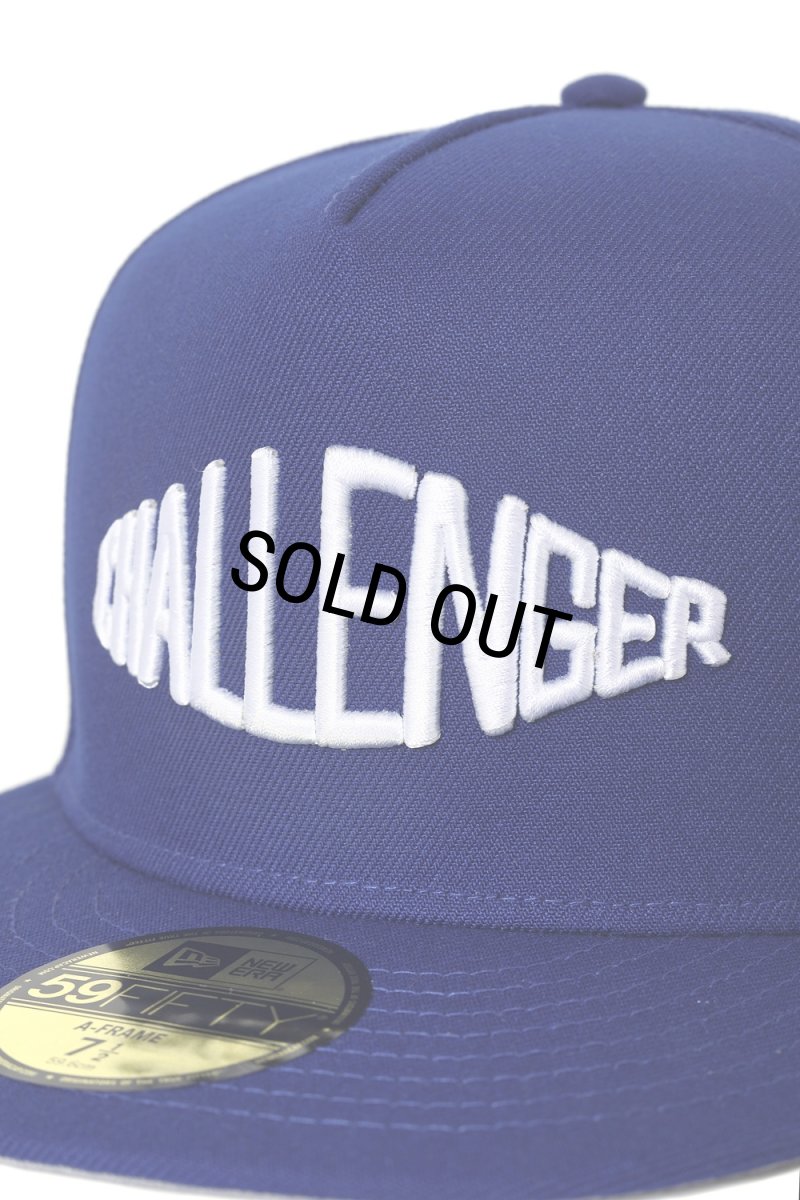 画像4: CHALLENGER/NEW ERA 59FIFTY 5P / LOGO CAP（BLUE）［59FIFTYキャップ-26春夏］ (4)