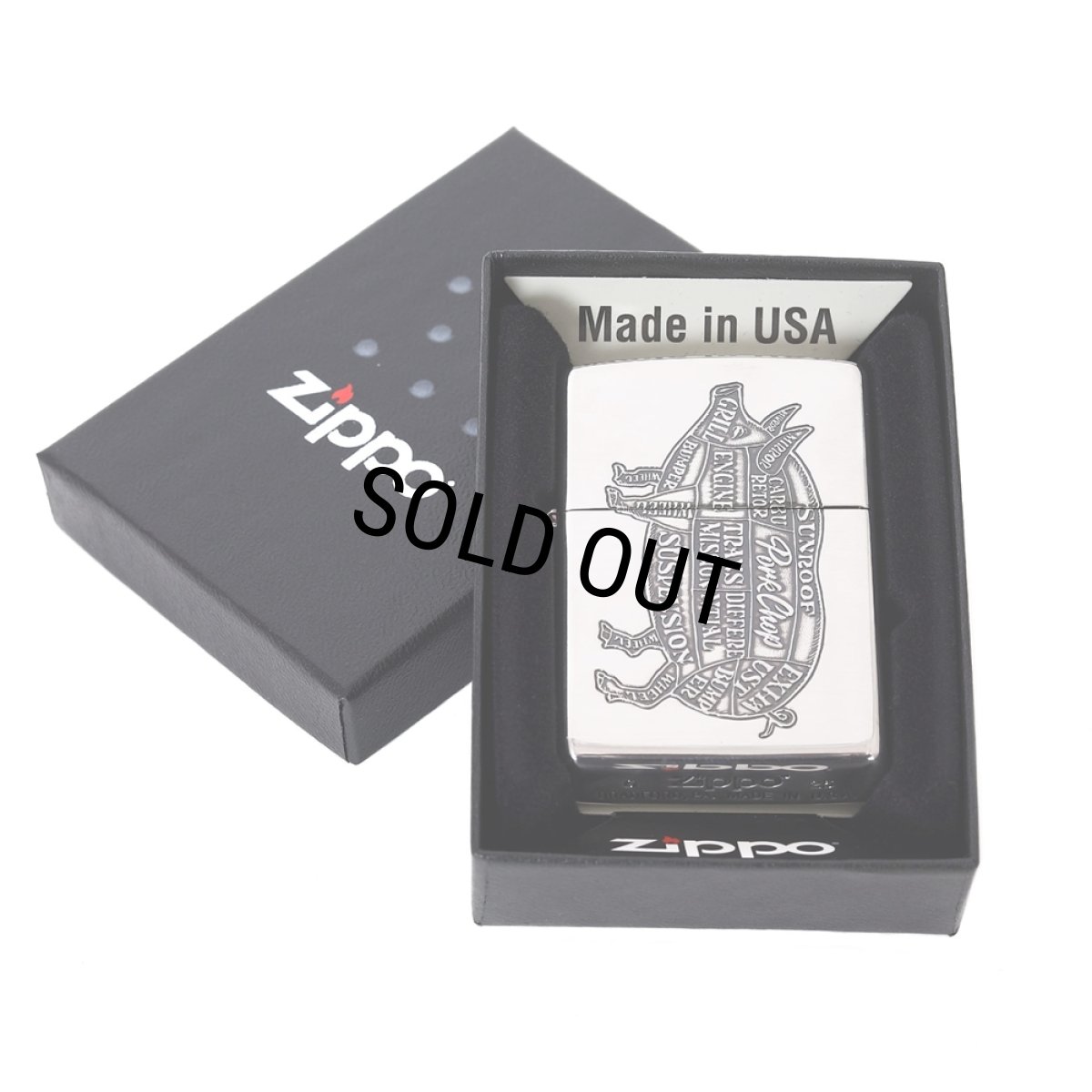 画像1: PORKCHOP/PORK ZIPPO 2025（SILVER）［ポークジッポ-25秋冬］ (1)