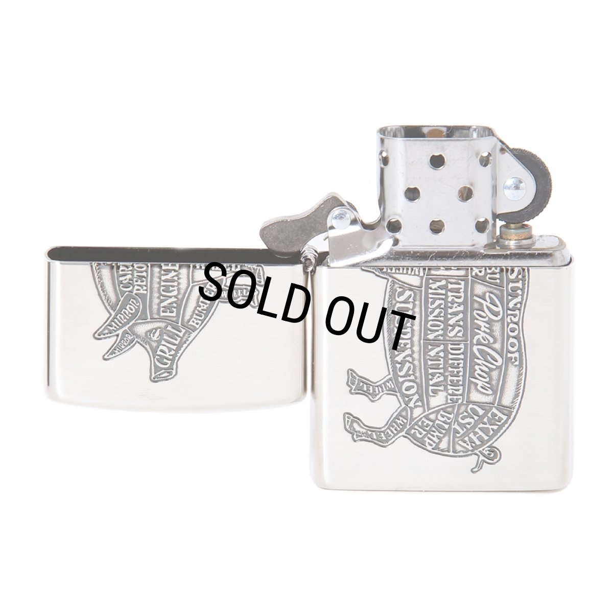 画像4: PORKCHOP/PORK ZIPPO 2025（SILVER）［ポークジッポ-25秋冬］ (4)