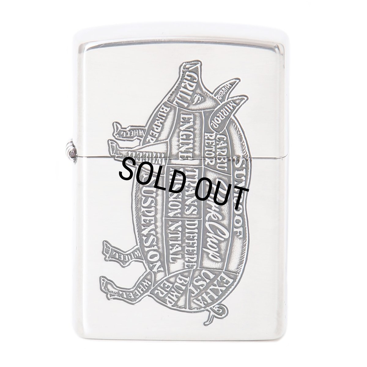 画像2: PORKCHOP/PORK ZIPPO 2025（SILVER）［ポークジッポ-25秋冬］ (2)