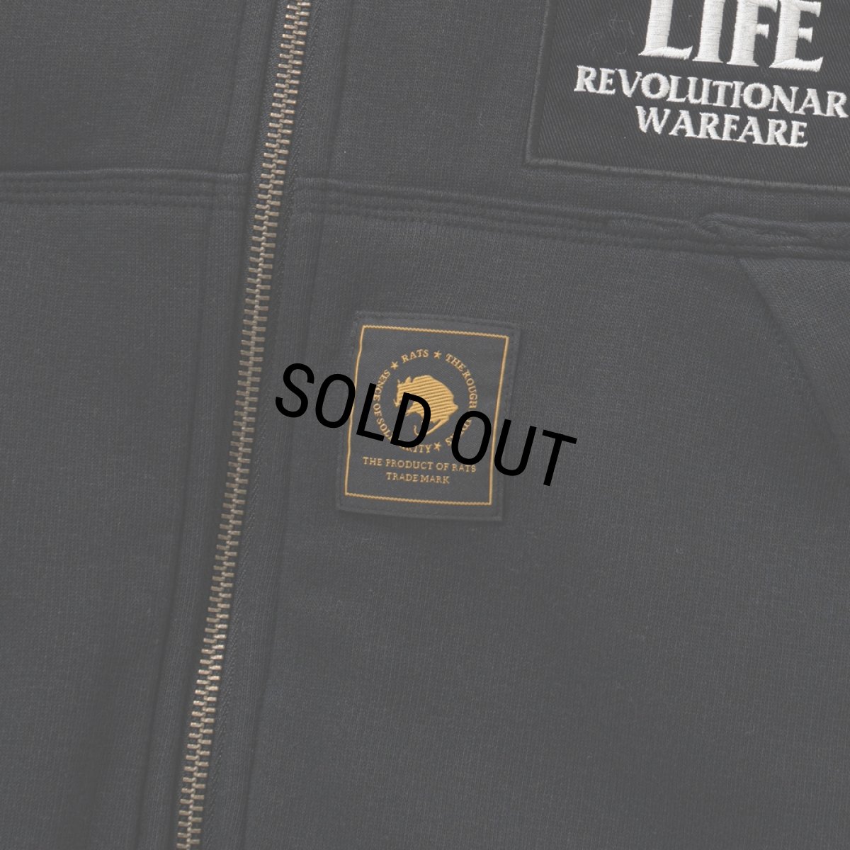 画像8: RATS/BOA HOODIE（BLACK）［ボアフーディー-26春夏］ (8)