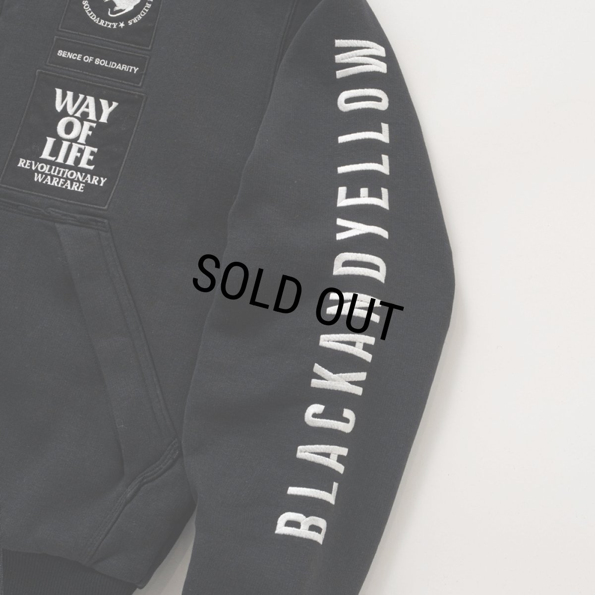 画像5: RATS/BOA HOODIE（BLACK）［ボアフーディー-26春夏］ (5)