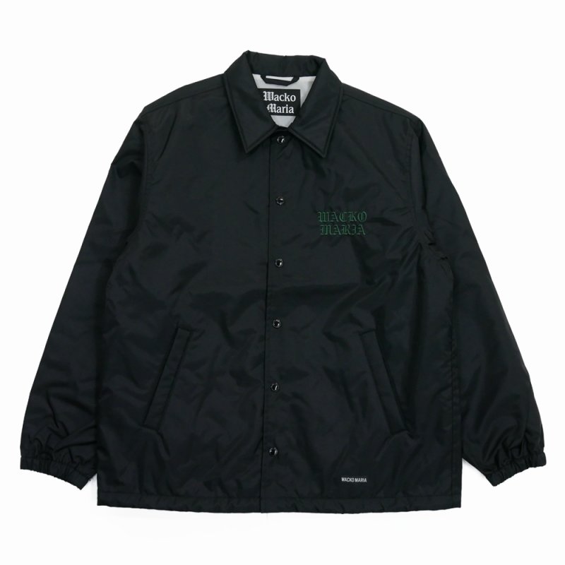 画像1: WACKO MARIA/COACH JACKET（BLACK）［コーチJKT-26春夏］