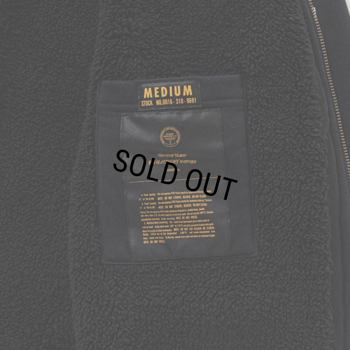 画像12: RATS/BOA HOODIE（BLACK）［ボアフーディー-26春夏］ (12)