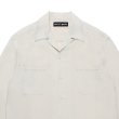 WACKO MARIA/50'S OPEN COLLAR SHIRT（IVORY）［ピンポイントステッチ