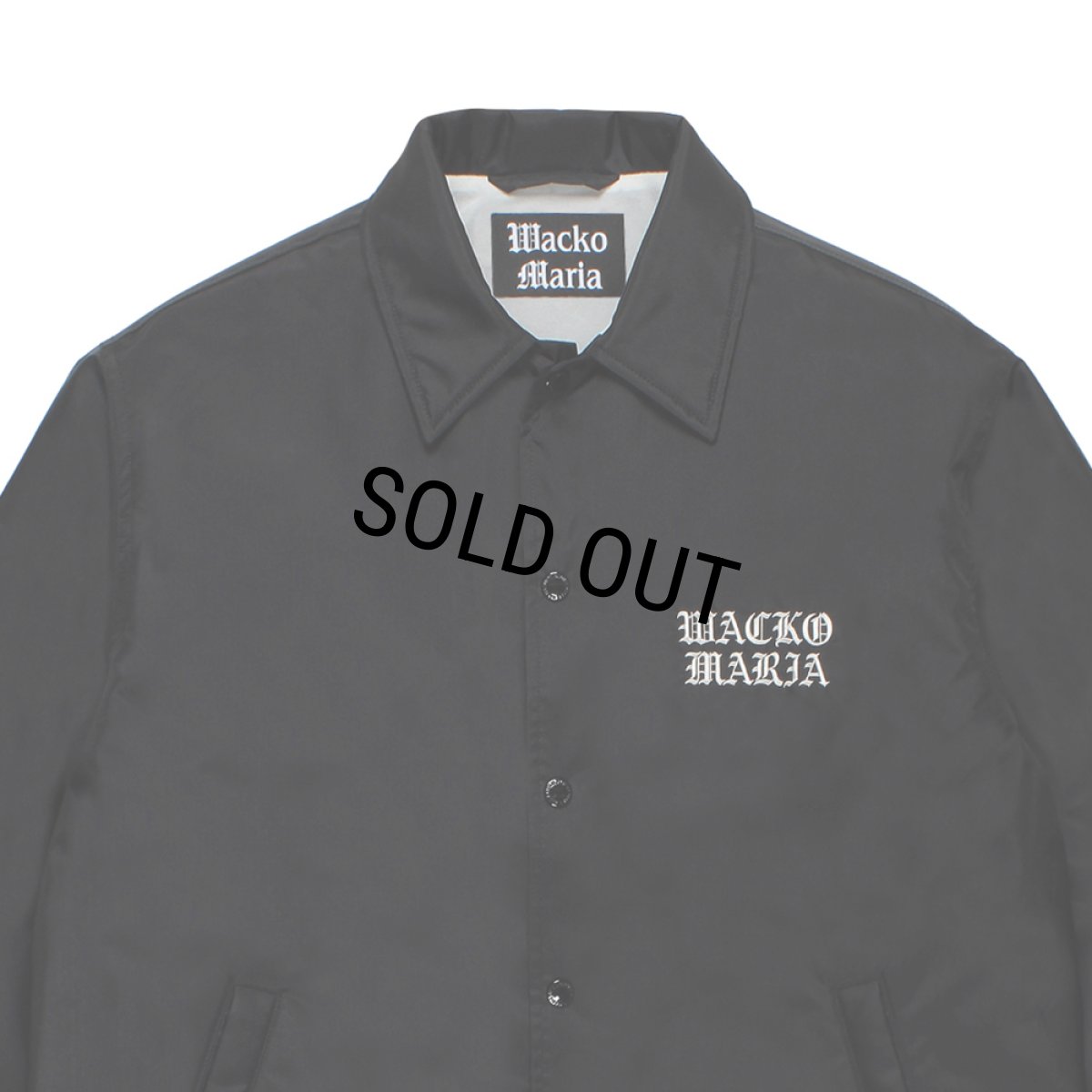 画像3: WACKO MARIA/COACH JACKET（BLACK）［コーチJKT-26春夏］ (3)
