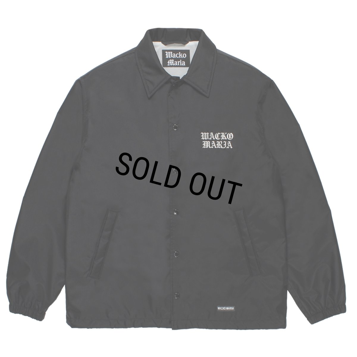 画像2: WACKO MARIA/COACH JACKET（BLACK）［コーチJKT-26春夏］ (2)