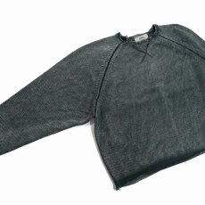 画像3: DAIRIKU/Vintage Washed Pullover Knit Sweater（Black）［ヴィンテージウォッシュドニットセーター-26春夏］ (3)