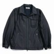 30%OFF】DAIRIKU/MIllitary Leather Flight Jacket（Navy/Black