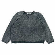 画像1: DAIRIKU/Vintage Washed Pullover Knit Sweater（Black）［ヴィンテージウォッシュドニットセーター-26春夏］ (1)