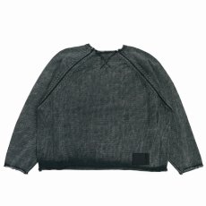 画像2: DAIRIKU/Vintage Washed Pullover Knit Sweater（Black）［ヴィンテージウォッシュドニットセーター-26春夏］ (2)