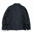 30%OFF】DAIRIKU/MIllitary Leather Flight Jacket（Navy/Black
