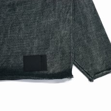 画像5: DAIRIKU/Vintage Washed Pullover Knit Sweater（Black）［ヴィンテージウォッシュドニットセーター-26春夏］ (5)