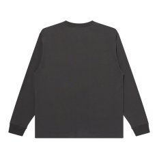 画像2: BlackEyePatch/RHINESTONED OE LOGO L/S TEE（CHARCOAL） (2)