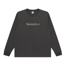 画像1: BlackEyePatch/RHINESTONED OE LOGO L/S TEE（CHARCOAL） (1)