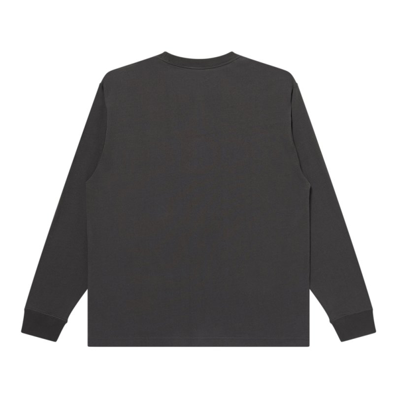 画像2: BlackEyePatch/RHINESTONED OE LOGO L/S TEE(CHARCOAL)