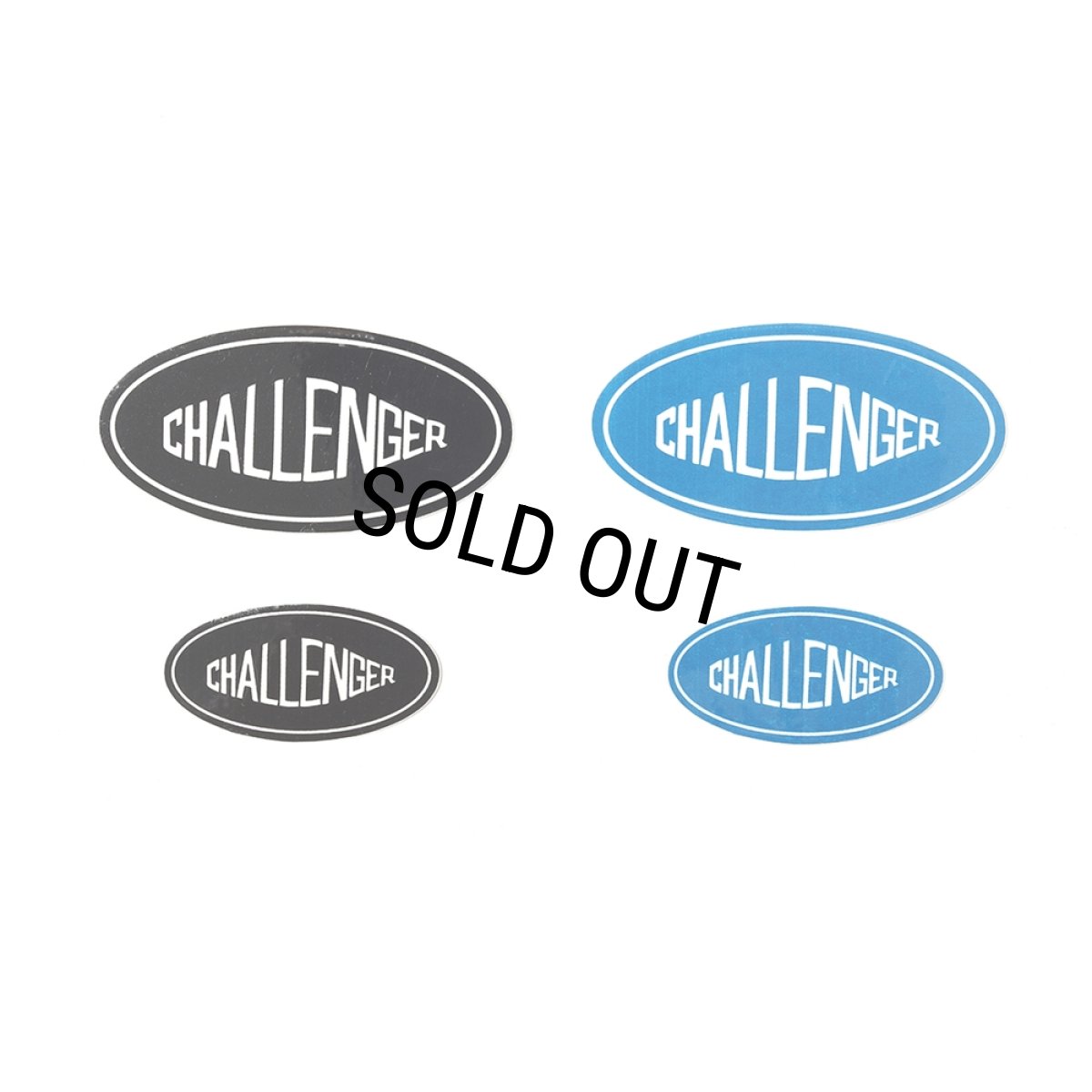 画像1: CHALLENGER/LOGO STICKER SET（4枚セット）［ロゴステッカーセット-26春夏］ (1)