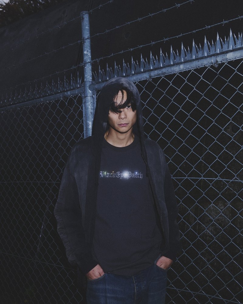 画像3: BlackEyePatch/RHINESTONED OE LOGO L/S TEE(CHARCOAL)