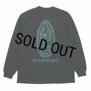 WACKO MARIA/WASHED HEAVY WEIGHT LONG SLEEVE T-SHIRT（BLACK