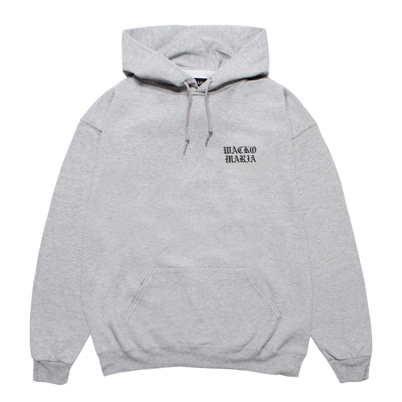 画像1: WACKO MARIA/HOODED SWEAT SHIRT（GRAY）［プルオーバーパーカー-26春夏］