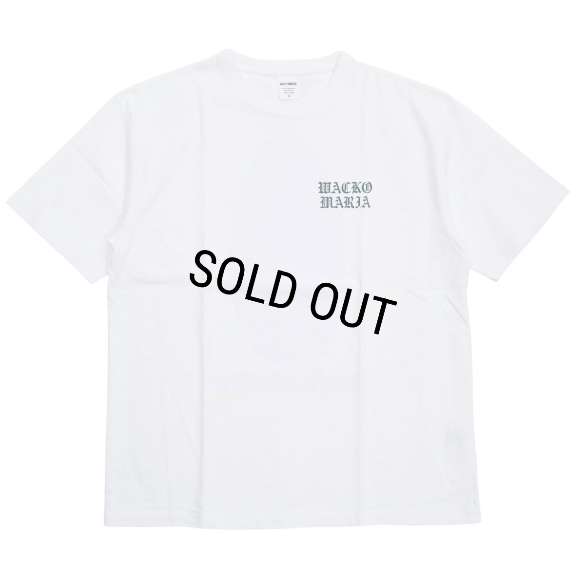 画像2: WACKO MARIA/WASHED HEAVY WEIGHT T-SHIRT（WHITE）［プリントT-26春夏］ (2)