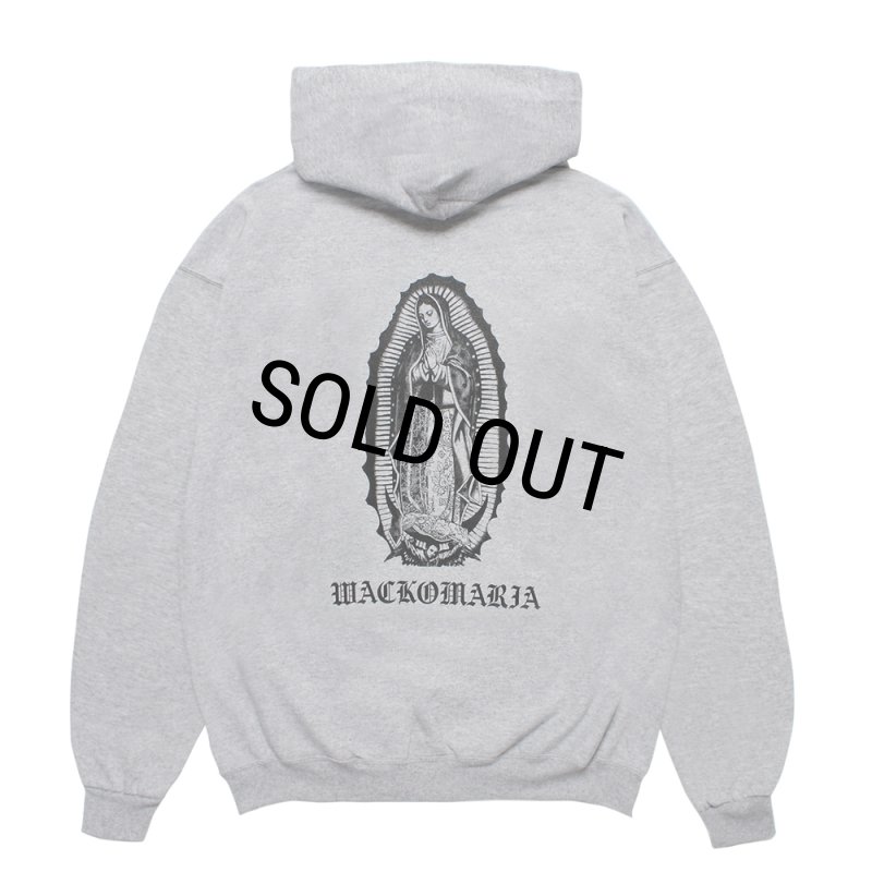 WACKO MARIA/HOODED SWEAT SHIRT（GRAY）［プルオーバーパーカー-26春