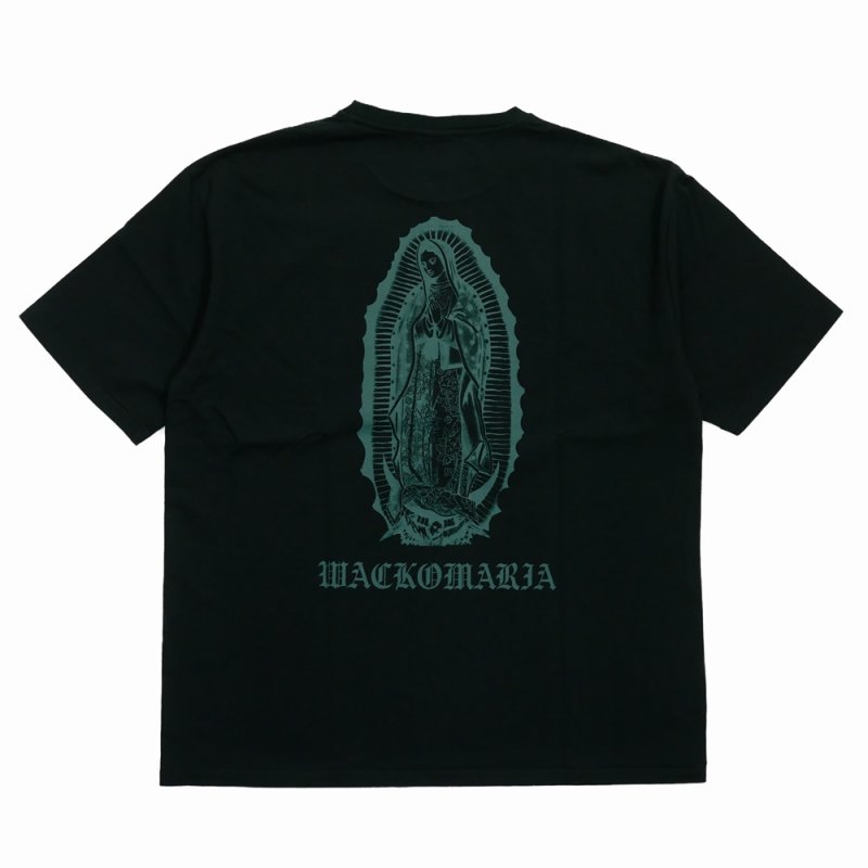 画像2: WACKO MARIA/WASHED HEAVY WEIGHT T-SHIRT（BLACK）［プリントT-26春夏］